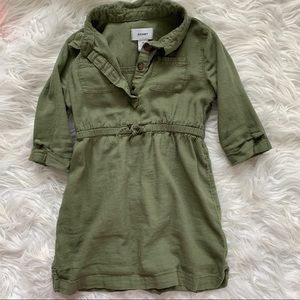 Olive toddler dress
